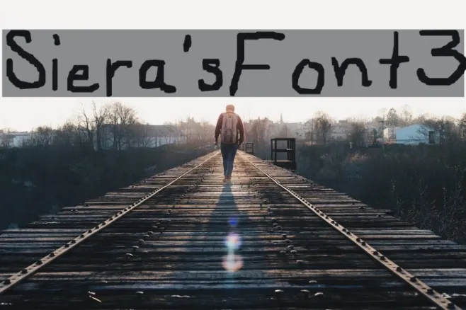 Siera'sFont3 Example 1