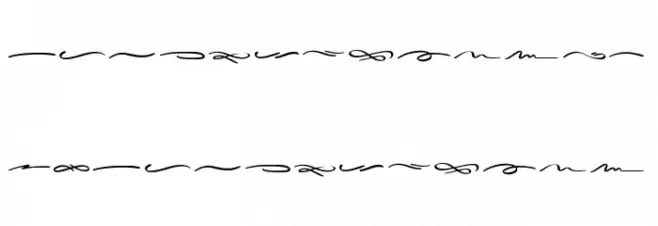 Sieroty Swash Schriftart Kleinbuchstaben