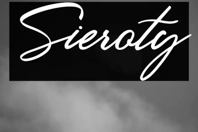 Sieroty Font examples
