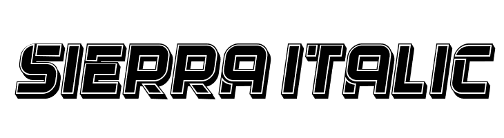 Sierra Italic  नि: शुल्क फ़ॉन्ट्स डाउनलोड