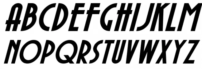 Sierra Madre Bold Italic Schriftart Groß