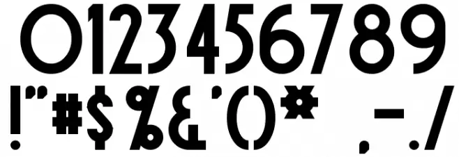 Sierra Madre Bold Font OTHER CHARS