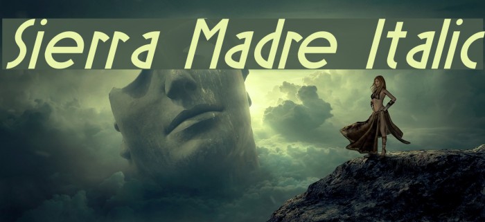 Sierra Madre Italic Fonte examples