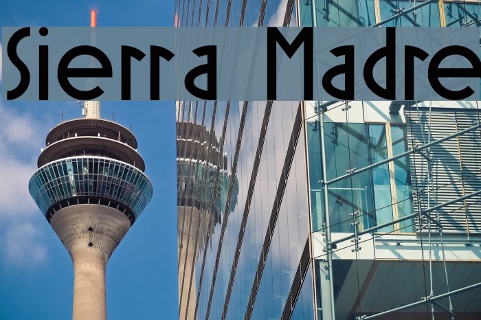 Sierra Madre Font examples