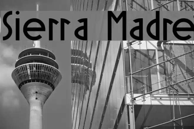 Sierra Madre Font examples