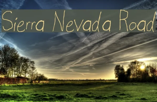Sierra Nevada Road Example 3