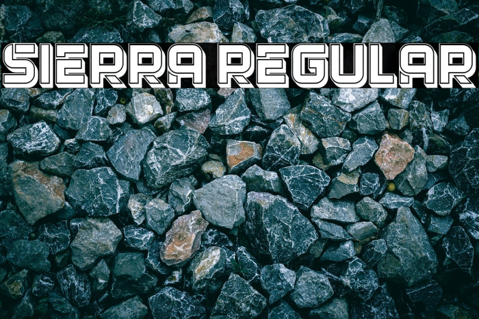 Sierra Regular Example 3