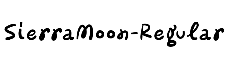 SierraMoon-Regular  font caratteri gratis