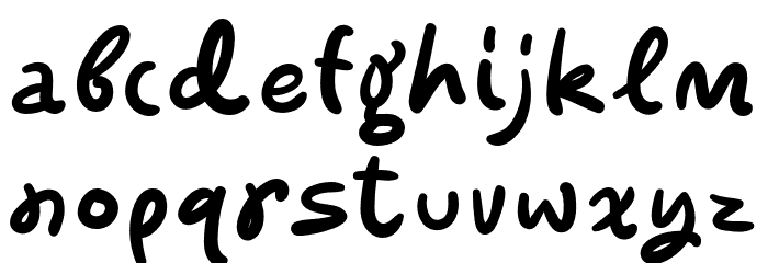 SierraMoon-Regular Font LOWERCASE