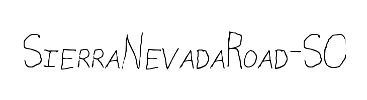 SierraNevadaRoad-SC  免费字体下载