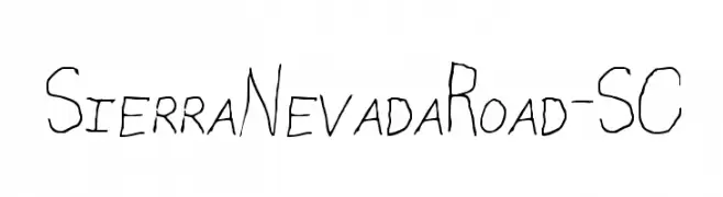 SierraNevadaRoad-SC  Fuentes Gratis Descargar