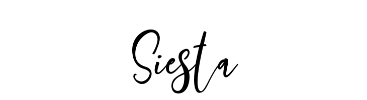 Siesta Font