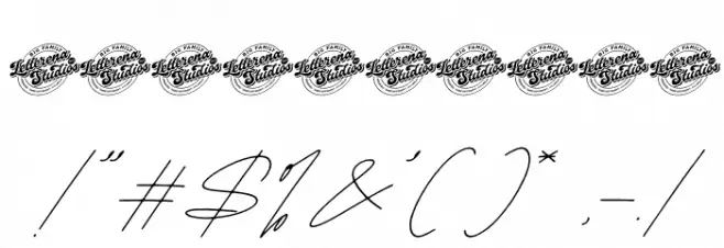 Sifnatur Risthofa DEMO VERSION Italic Caratteri ALTRI CARATTERI