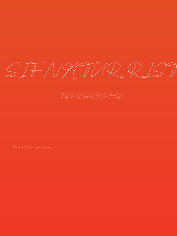 Sifnatur Risthofa DEMO VERSION Poster