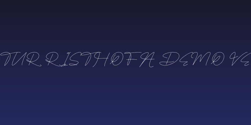 Sifnatur Risthofa DEMO VERSION Social Header