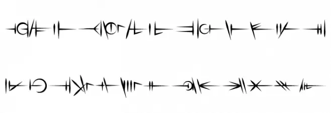 Sigali Script Schriftart Kleinbuchstaben