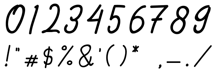 Sigarette Font OTHER CHARS