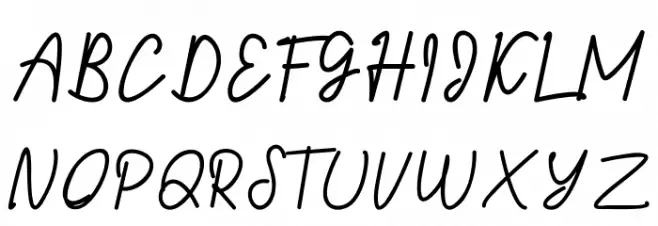 Sigarette Schriftart Groß