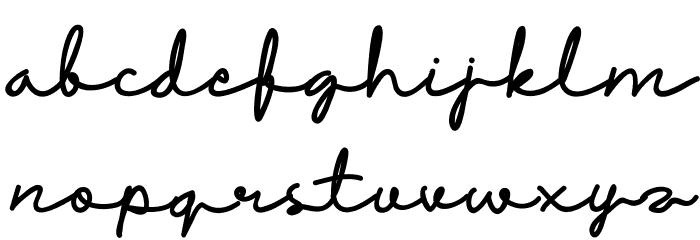 Sigarette Font LOWERCASE
