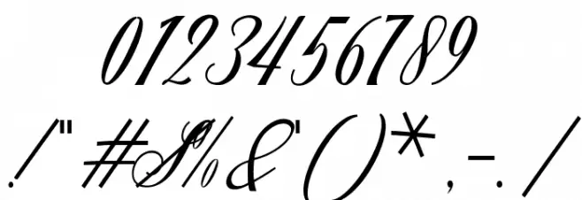 Sigarillos Font OTHER CHARS