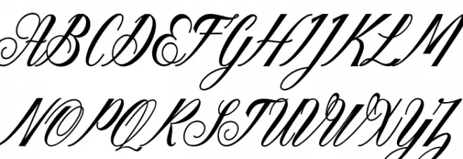 Sigarillos Schriftart Groß