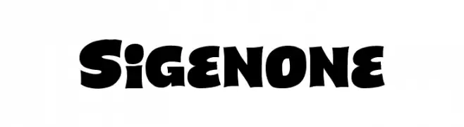 Sigenone  baixar fontes gratis