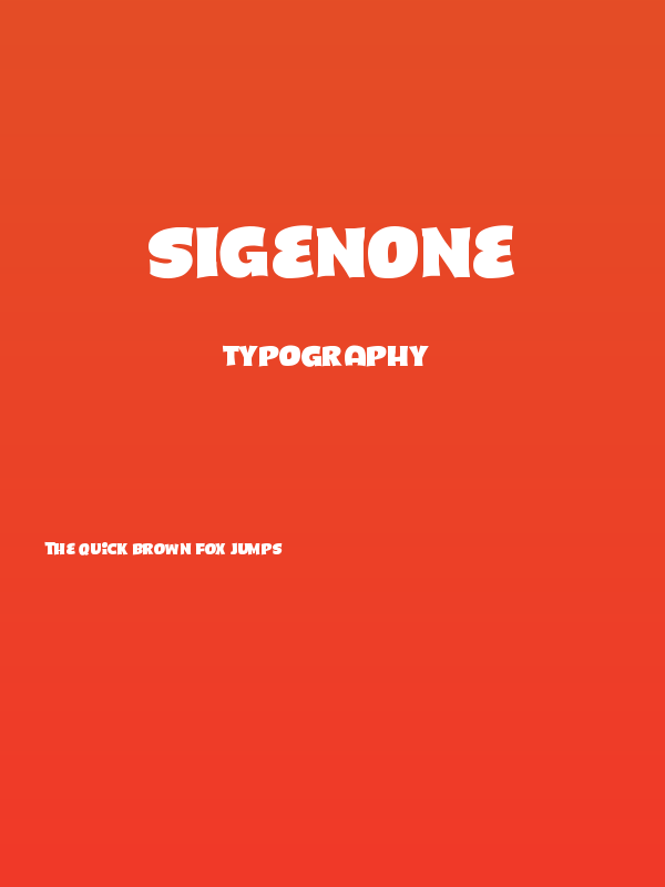 Sigenone Poster
