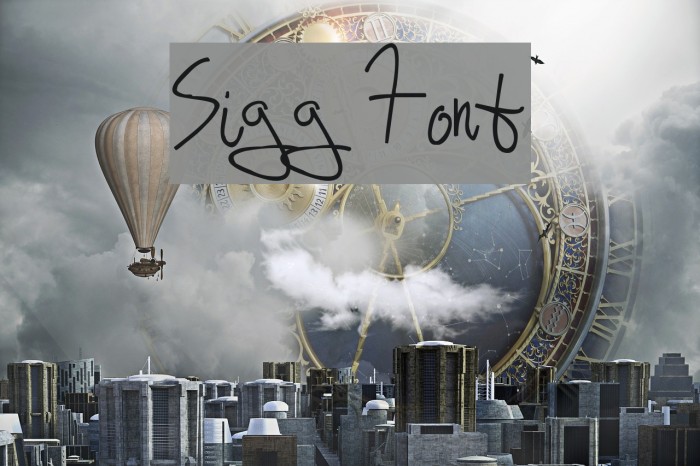 Sigg Font examples