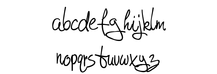 Sigg Font LOWERCASE