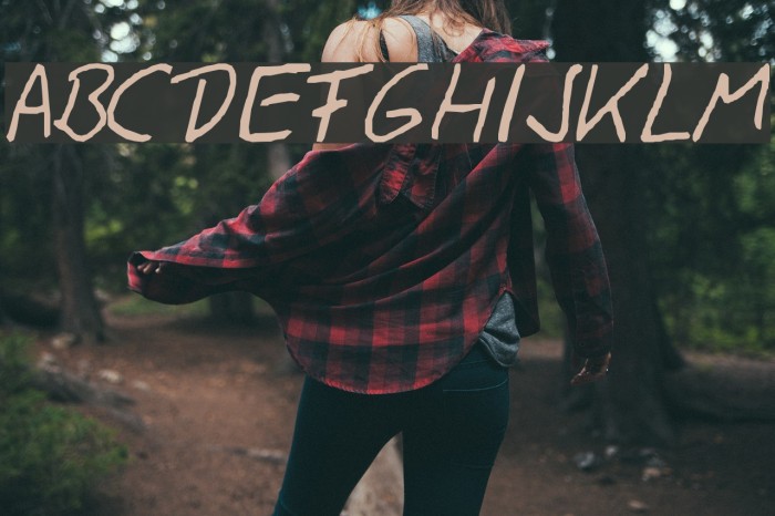 SiggiHand Font examples