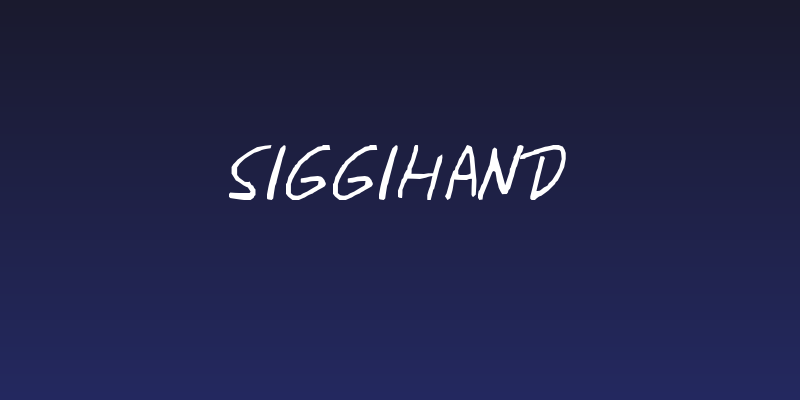 SiggiHand Social Header