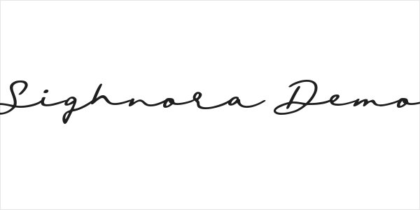 Sighnora Demo Logo