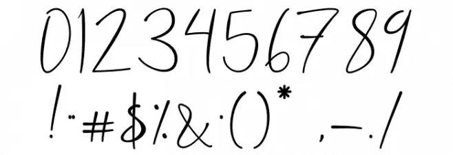 Sightwell Signature Font Alte caractere