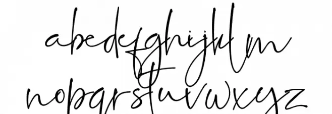 Sightwell Signature Font Litere mici