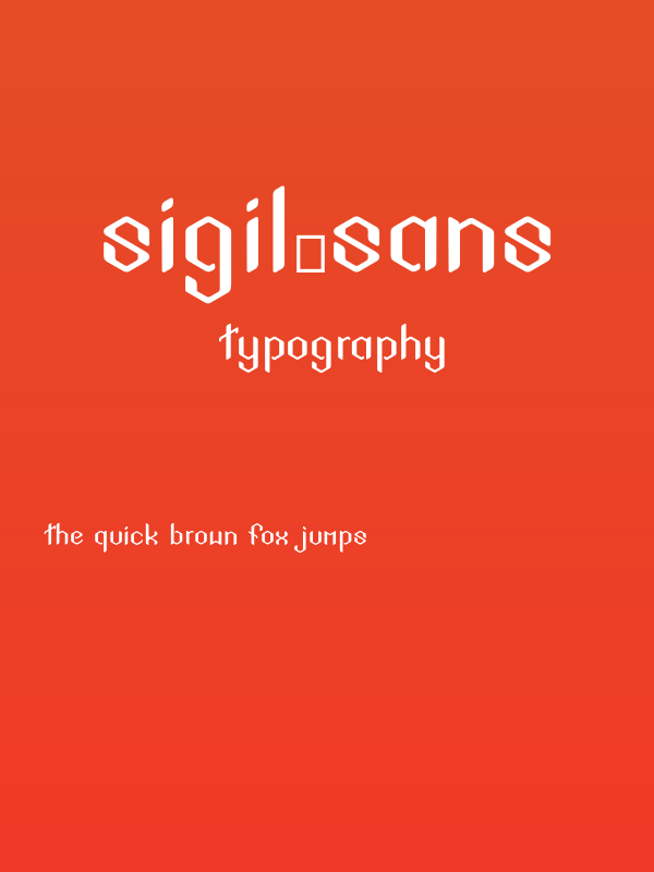 Sigil_Sans Poster