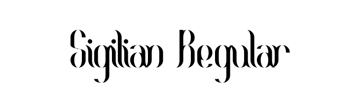 Sigilian Regular  Free Fonts Download