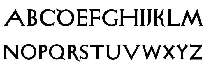 SigismundoDiFanti Font LOWERCASE