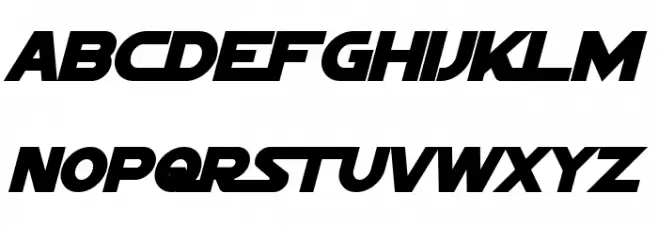 Sigma Five Marquee Bold Italic Шрифта ВЕРХНИЙ