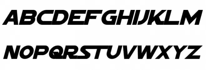 Sigma Five Marquee Italic Schriftart Groß