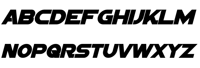 Sigma Five Sans Bold Italic Font LOWERCASE