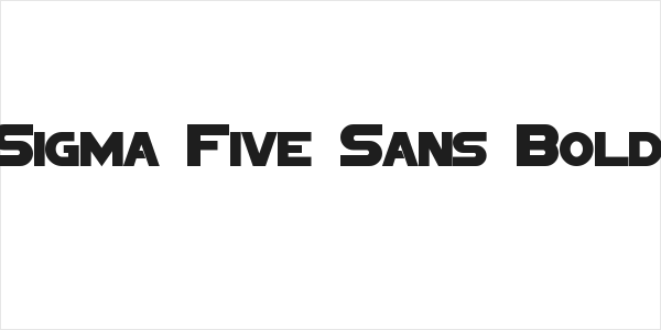 Sigma Five Sans Bold Logo