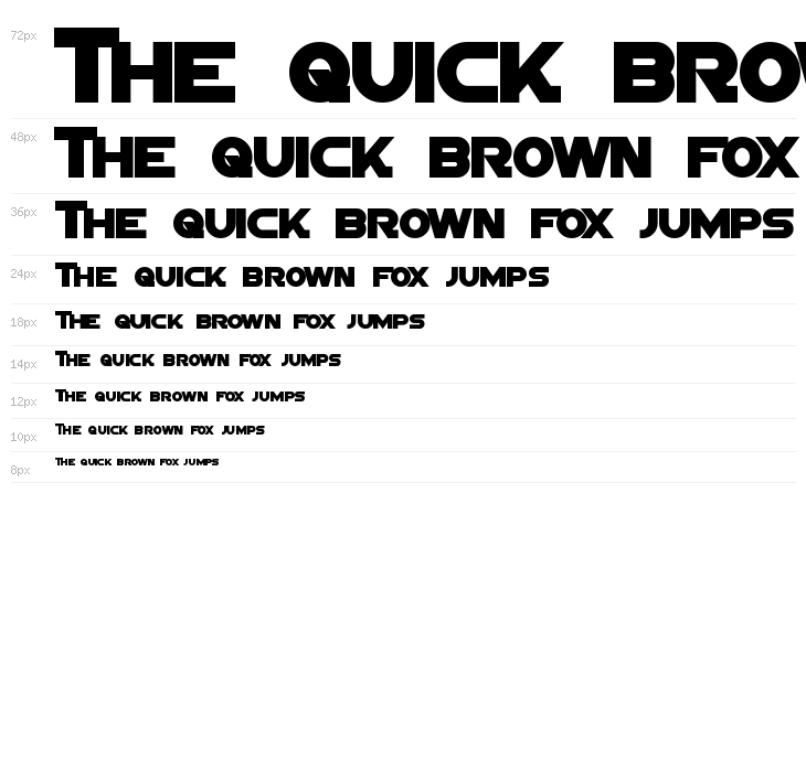 Sigma Five Sans Bold Waterfall