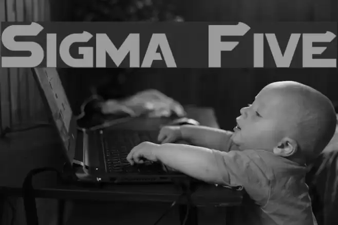 Sigma Five Font examples