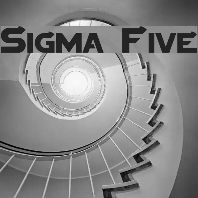 Sigma Five Font examples