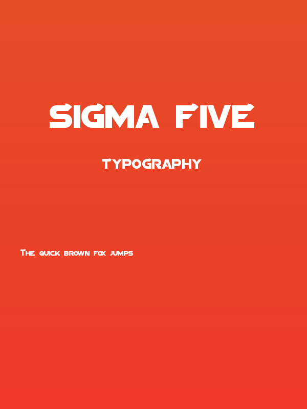 Sigma Five Poster