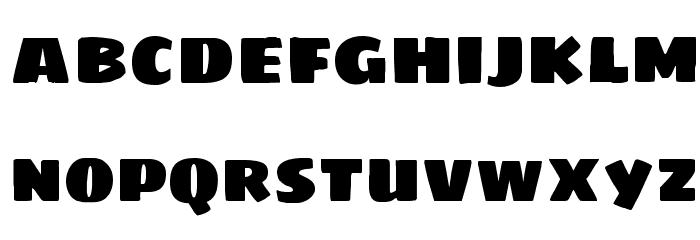 Sigmar One Font LOWERCASE