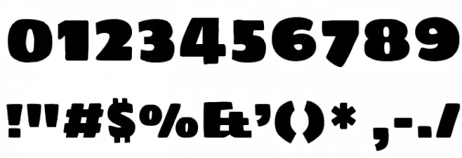 Sigmar Font OTHER CHARS