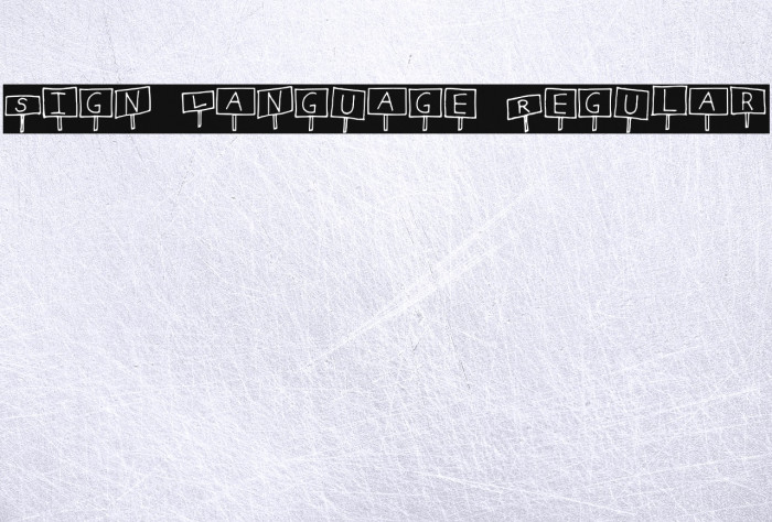 Sign Language Regular Example 1