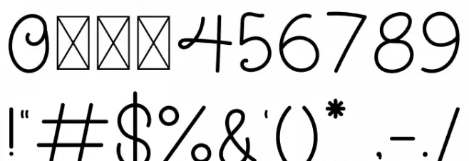 Sign Of Love Caratteri ALTRI CARATTERI