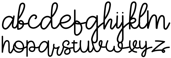 Sign Of Love Font LOWERCASE